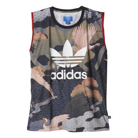 Adidas Originals Rita Ora Camiseta Tirantes "Kimono Print" (multicolor)