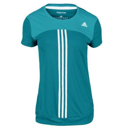 Adidas Camiseta Padel W Response Tee (verde menta/blanco)