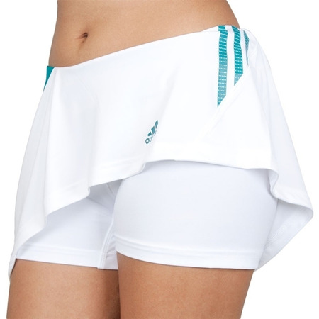 Adidas Falda Padel W Response Skort (blanco/verde menta)