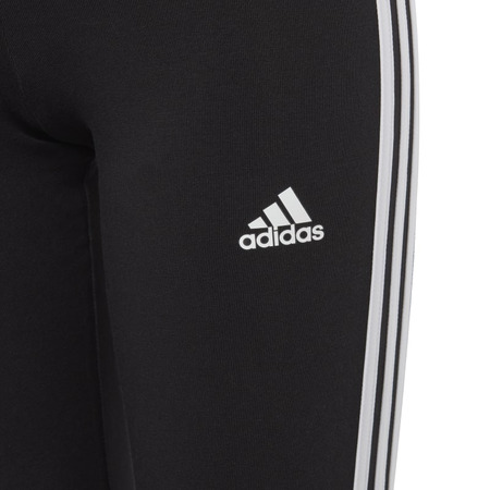 Adidas Girls Essentials 3-Stripes Cotton Leggings