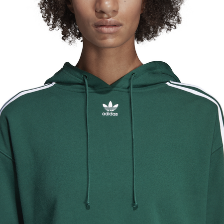 Adidas Originals Cropped Hoodie (collegiate green)