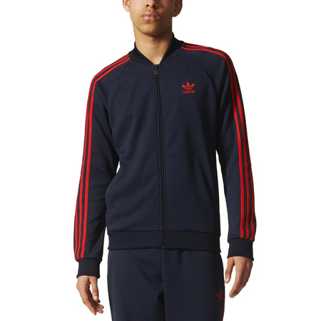 Adidas Originals Superstar Track Jacket (legend ink/red)