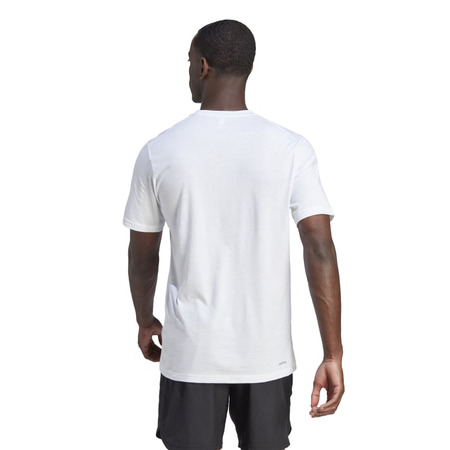 Adidas Train Essentials Feelready Logo Training T-Shirt  "White"