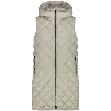 Campagnolo Long Hooded Vest with Diamond Quilting