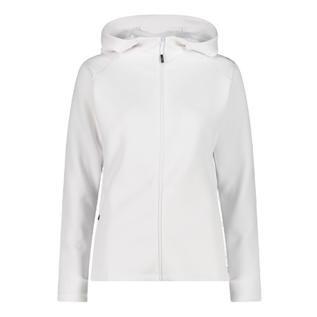 Campagnolo Women's 4-way stretch full zipper hooded "White"