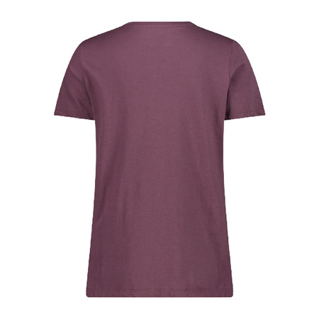 Campagnolo Women's T-shirt in Organic Cotton "Plum"