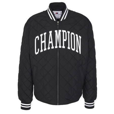 Champion Rochester Bookstore Big Logo Quilted Bomber Jacket "Black"