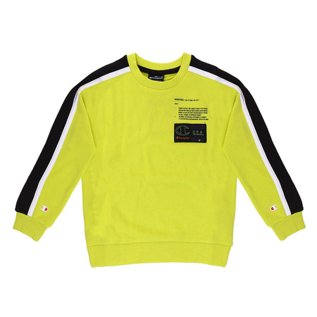 Champion Kids Basketball Neon Sport Sweat Crewneck "GreenYellow"