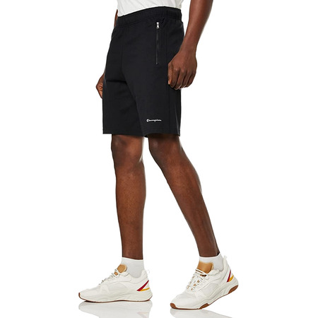 Champion Legacy Cotton Zip Pocket Script Logo Short "Black"