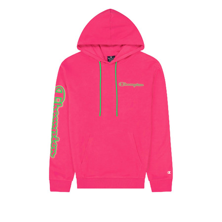 Champion Legacy Spray Neon Hooded Sweatshirt "Pink Fucsia Flour"