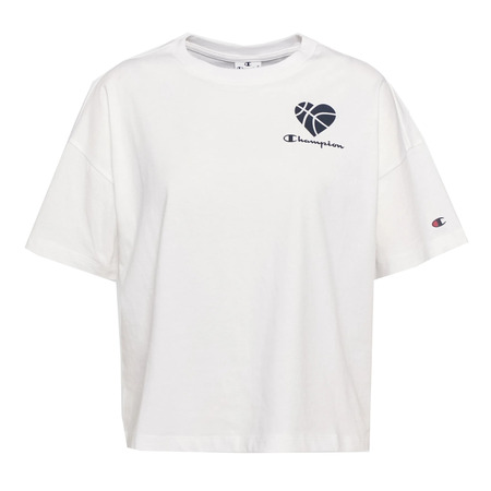 Champion Legacy Wm´s Logo Love Crewneck Tee "White"