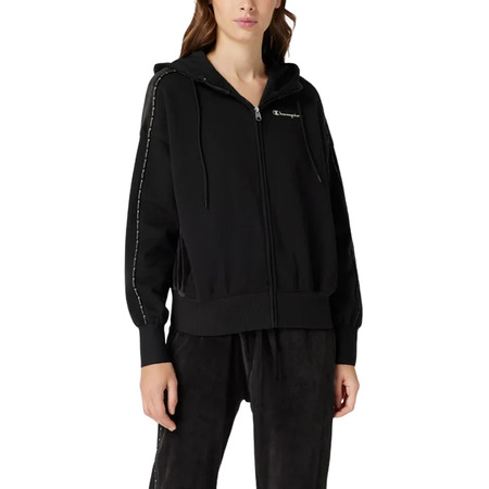 Champion Legacy Wmns Sport Hooded full zip Sweatshirt "Black"