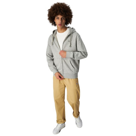 Champion Rochester Full-Zip C Logo Fleece Hoodie "Light Grey"