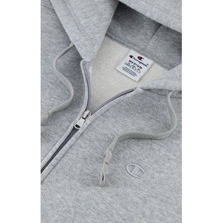 Champion Rochester Full-Zip C Logo Fleece Hoodie "Light Grey"