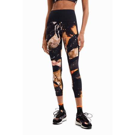 Desigual Mineral-Effect Print Leggings