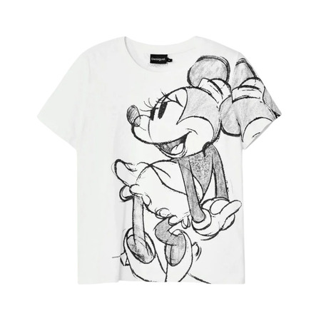 Desigual Minnie Mouse T-shirt "White-Black"