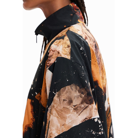 Desigual Oversized Mineral Effect Jacket