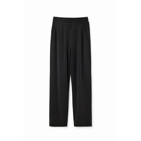 Desigual Wide-leg Sport Trousers "Black"