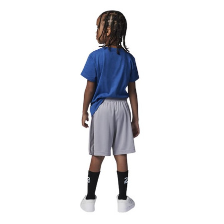 Conjunto Jordan Infants JDB Court Air Tee + Short Mesh Set "Cemen Grey-True Blue"