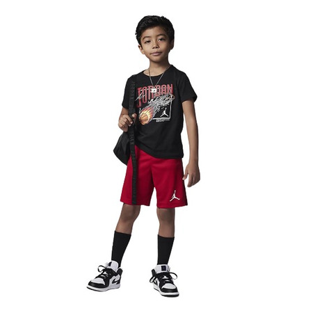 Conjunto Jordan Infants JDB Court Air Tee + Short Mesh Set "Gym Red-Black"