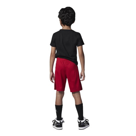 Conjunto Jordan Infants JDB Court Air Tee + Short Mesh Set "Gym Red-Black"