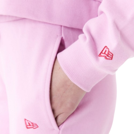 New Era New York Arch Wordmark Crop Hoodie "Pink"