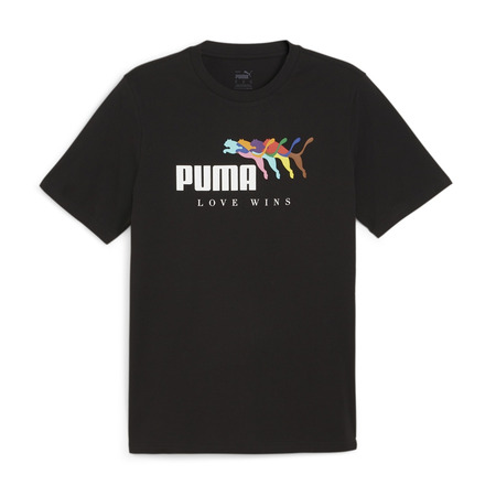 Puma ESS+ LOVE WINS Tee "Black"