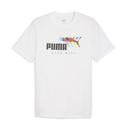 Puma ESS+ LOVE WINS Tee "White"