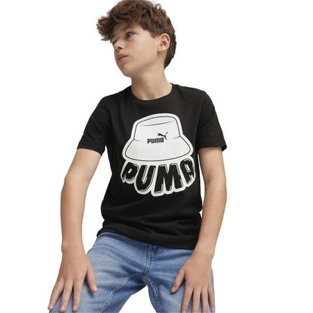 Puma Junior ESS+ MID 90s Graphic Tee B "Black"