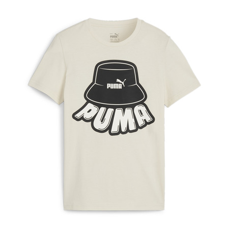 Puma Junior ESS+ MID 90s Graphic Tee B "Alpine Snow"