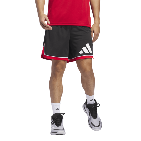 Adidas Basketball Badge of Sport Shorts "Black-Red"