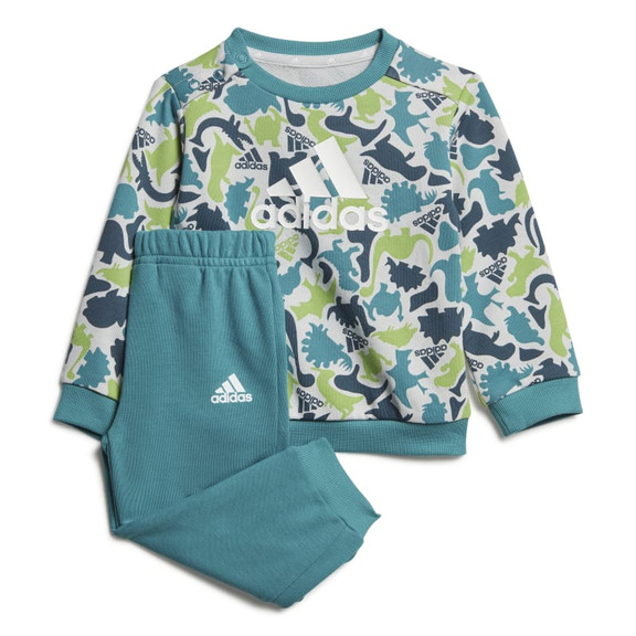 Adidas Essentials Allover Print Jogger Set "Arctic Fusion"