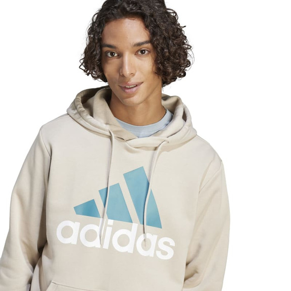 Adidas Essentials Fleece Big Logo Hoodie "Beige"