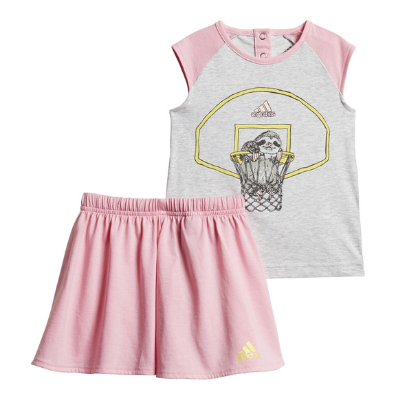 Adidas Girls Animal Set Infants