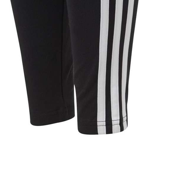 Adidas Girls Essentials 3-Stripes Cotton Leggings