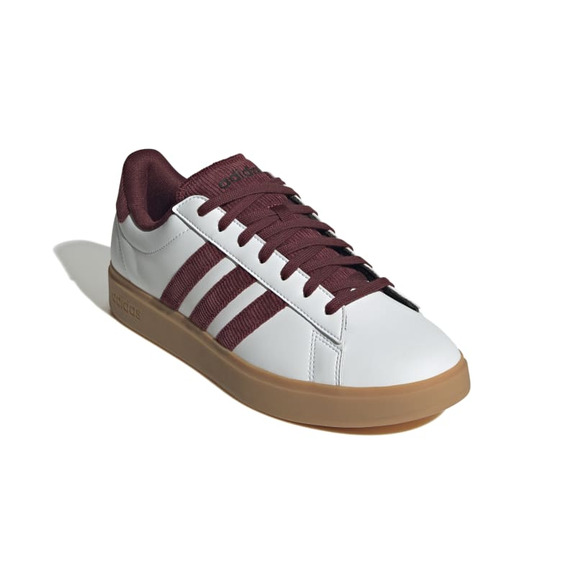 Adidas GRAND COURT 2.0 "White-Burgundy"