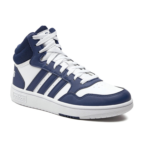 Adidas Kids Hoops 3.0 Mid "White Navy"