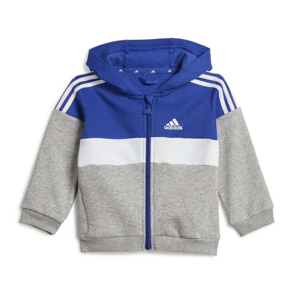 Adidas Kids Tiberio 3-Stripes Colorblock Track Suit "Lucid Blue"