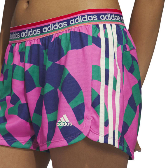 Adidas x FARM Pacer 3 Stripes Knit Shorts "Bold Green"