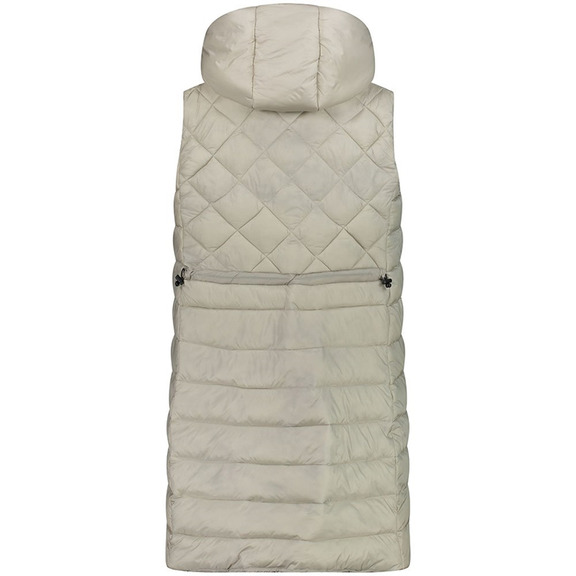 Campagnolo Long Hooded Vest with Diamond Quilting