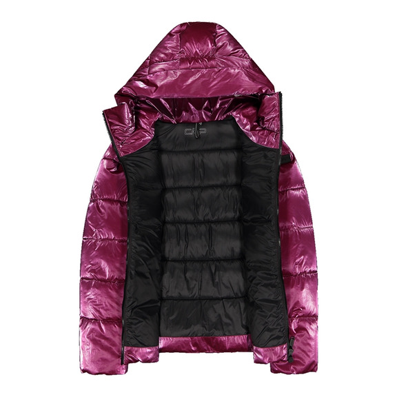 Campagnolo Shiny Hooded Flared Down Jacket