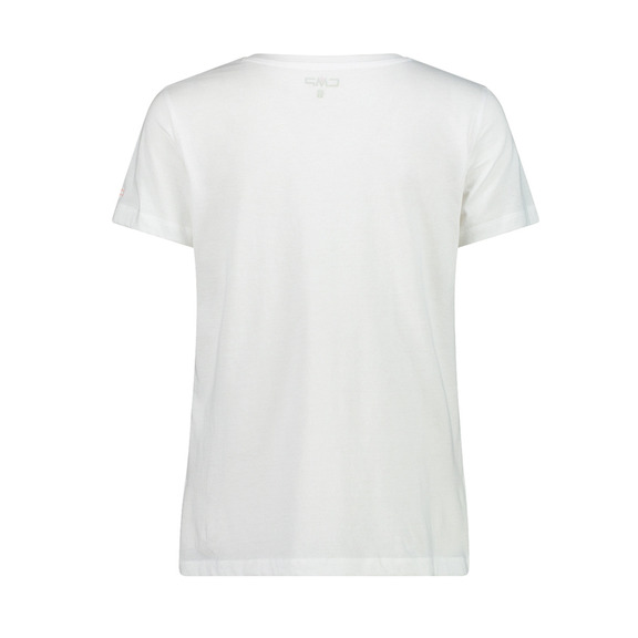 Campagnolo Women's T-shirt in organic cotton "White-Rose"