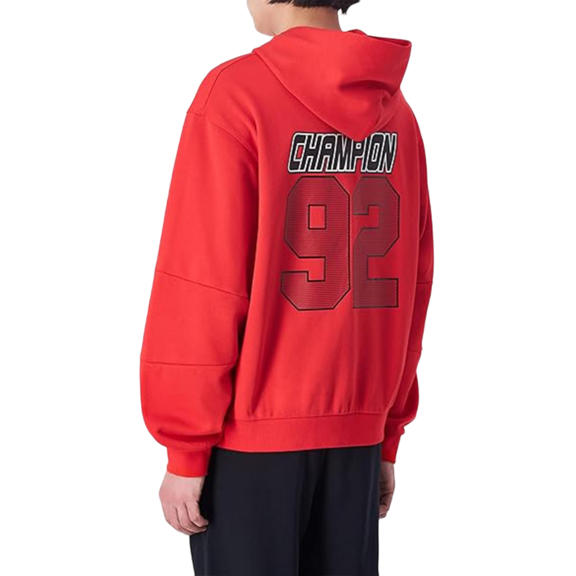 Champion Modern Sport Hooded Sweatshirt "Red"