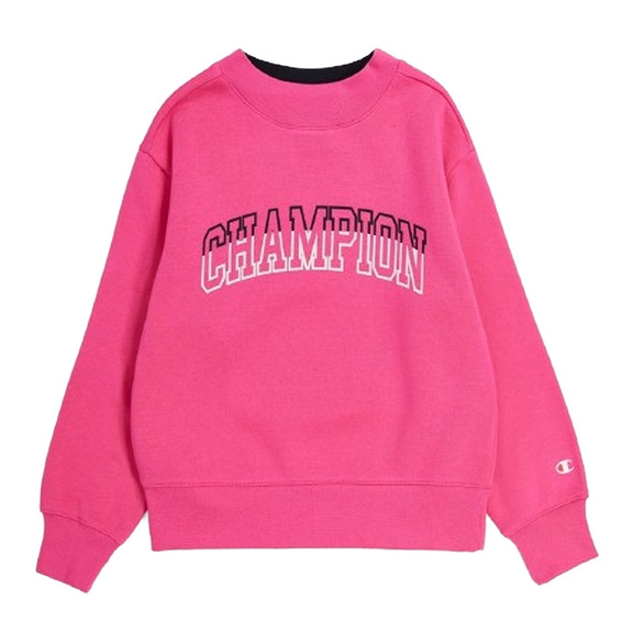 Champion Bookstore girl's Crewneck Sweatshirt "Fuchsia"