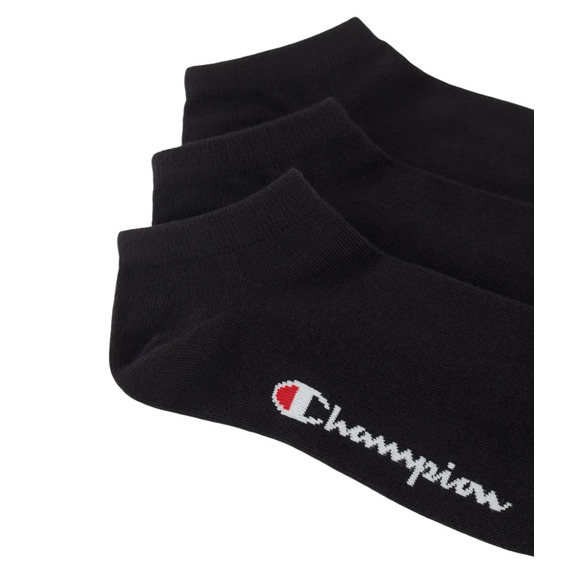 Champion 3 pairs Pack of low socks "Black"