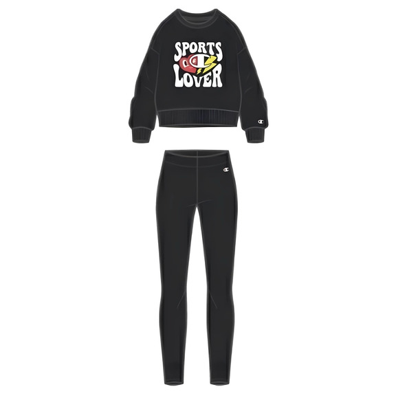 Champion Crewneck Suit "Black"