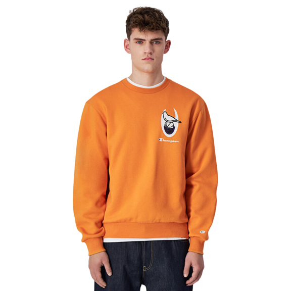 Champion Eco Future Graphic Sweatshirt "Orange"