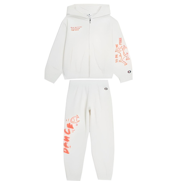 Champion Girls Future Care Tracksuit "Off-White"