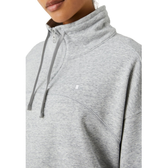 Champion Wmns Half Zip Sweatshirt "Ligh Grey"