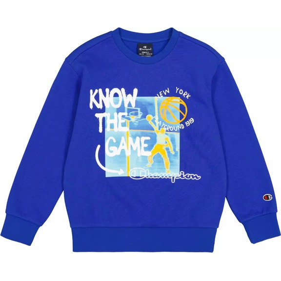 Champion Kids Graphic Fleece Sweatshirt "Deep blue"